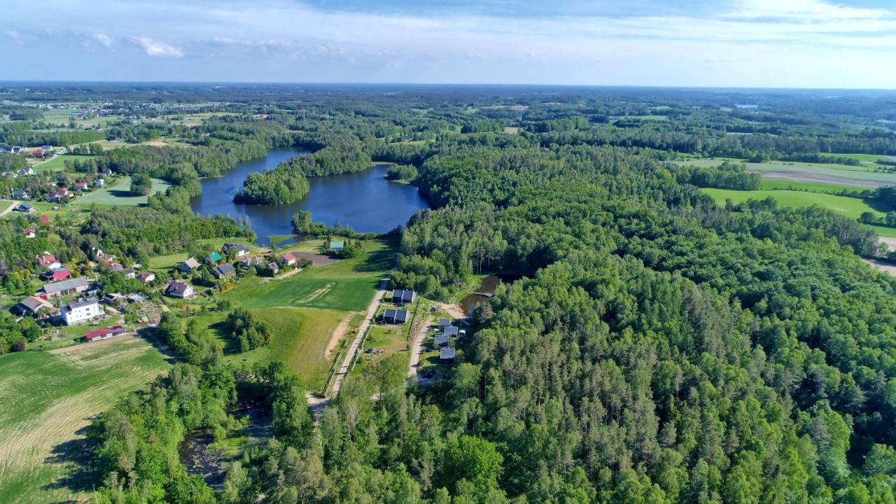 Osada Skoczkowo Komfortowe Domki Z Jacuzzi Nad Jeziorem- Sauna- Balia- Prywatny Staw Wedkarski Podiazy Экстерьер фото