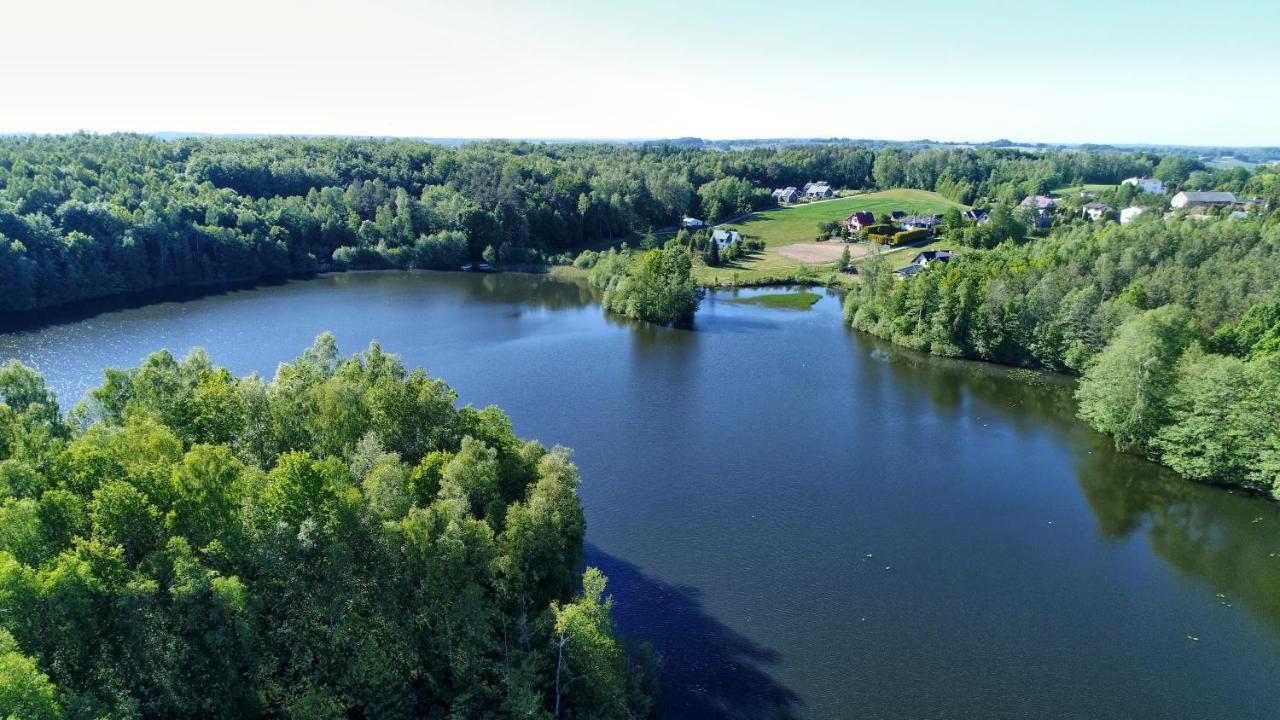Osada Skoczkowo Komfortowe Domki Z Jacuzzi Nad Jeziorem- Sauna- Balia- Prywatny Staw Wedkarski Podiazy Экстерьер фото