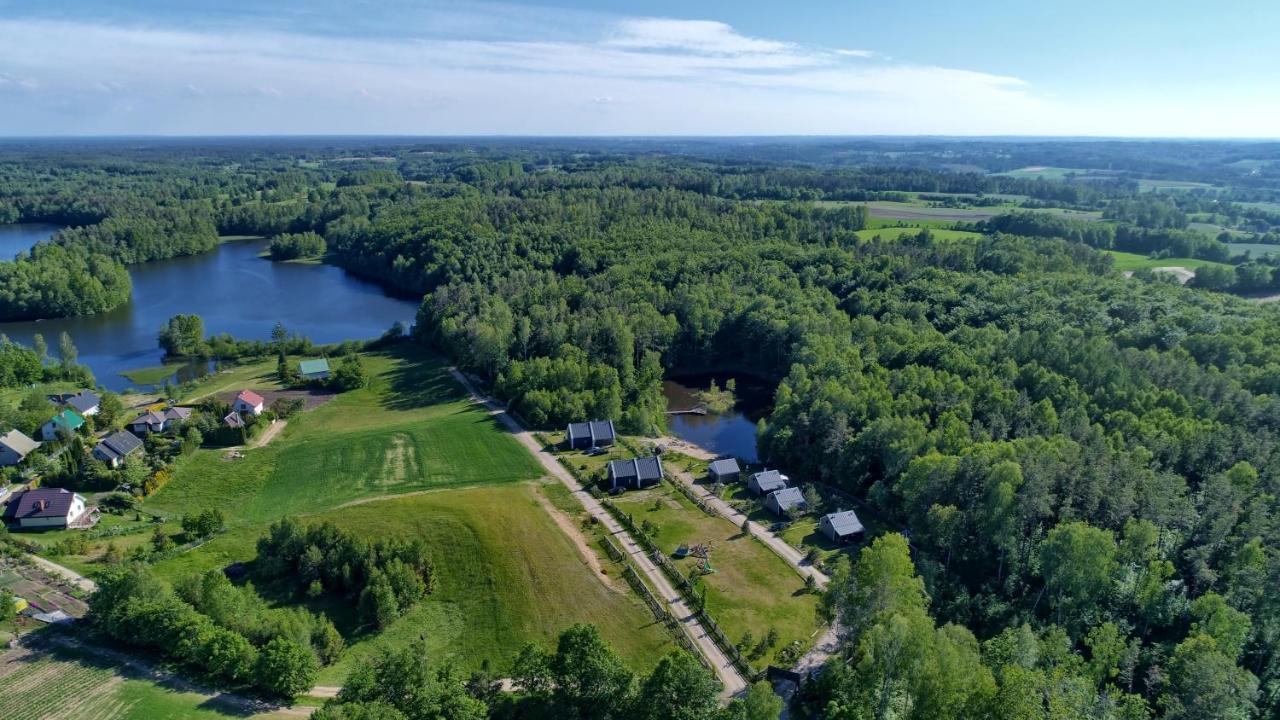 Osada Skoczkowo Komfortowe Domki Z Jacuzzi Nad Jeziorem- Sauna- Balia- Prywatny Staw Wedkarski Podiazy Экстерьер фото