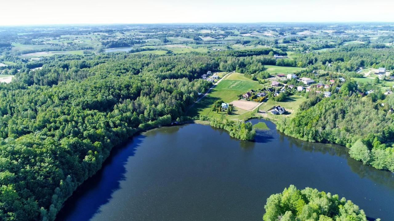 Osada Skoczkowo Komfortowe Domki Z Jacuzzi Nad Jeziorem- Sauna- Balia- Prywatny Staw Wedkarski Podiazy Экстерьер фото