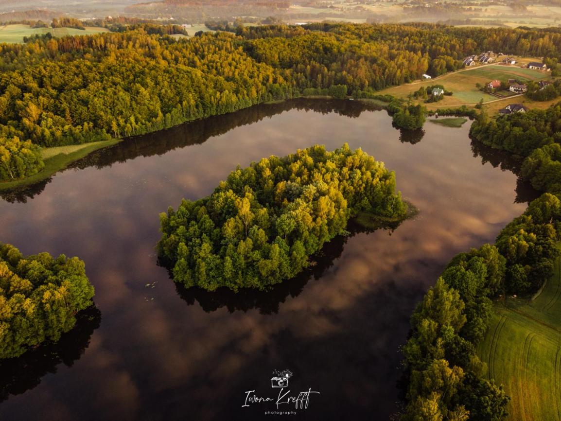 Osada Skoczkowo Komfortowe Domki Z Jacuzzi Nad Jeziorem- Sauna- Balia- Prywatny Staw Wedkarski Podiazy Экстерьер фото