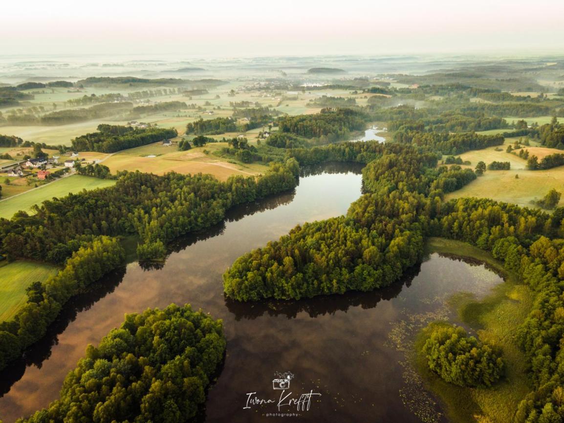 Osada Skoczkowo Komfortowe Domki Z Jacuzzi Nad Jeziorem- Sauna- Balia- Prywatny Staw Wedkarski Podiazy Экстерьер фото